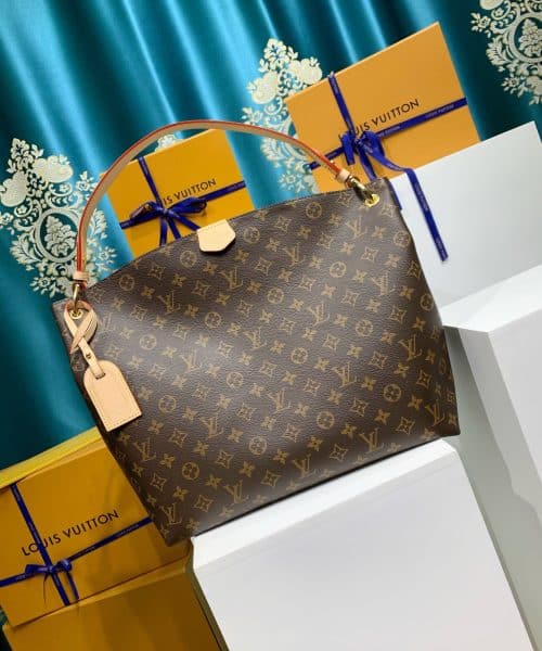 1:1 Replica Louis Vuitton LV Graceful MM Monogram Canvas Exclusive Bag For Women M43703 - 16.1in/ 41cm
