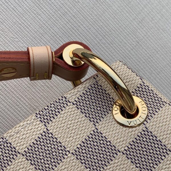 1:1 Replica Louis Vuitton LV Graceful PM Damier Azur Canvas Exclusive Bag For Women N42249 - 13.8in/ 35cm