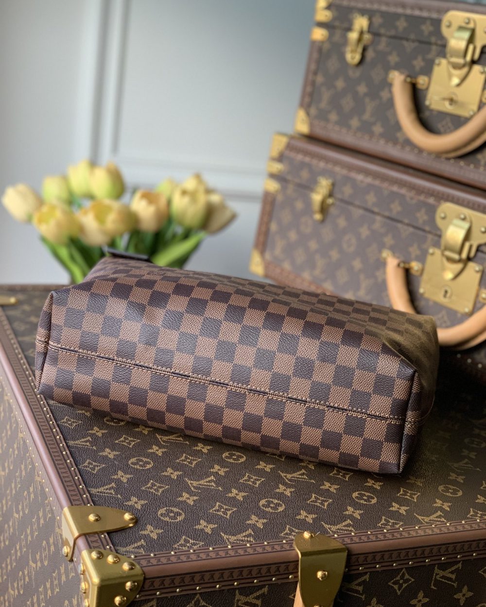 1:1 Replica Louis Vuitton LV Graceful PM Damier Ebene Canvas Exclusive Bag For Women N44044 - 13.8in/ 35cm