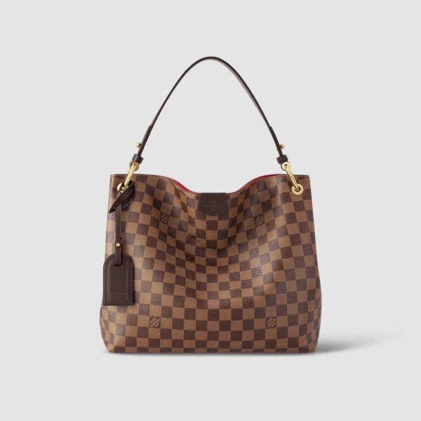 1:1 Replica Louis Vuitton LV Graceful PM Damier Ebene Canvas Exclusive Bag For Women N44044 - 13.8in/ 35cm