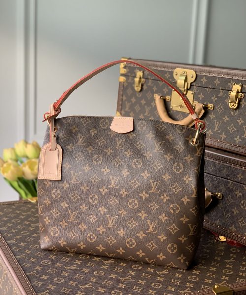 1:1 Replica Louis Vuitton LV Graceful PM Monogram Canvas Exclusive Bag For Women M43701 - 13.8in/ 35cm