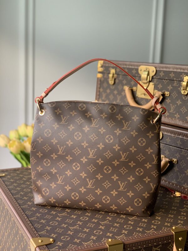 1:1 Replica Louis Vuitton LV Graceful PM Monogram Canvas Exclusive Bag For Women M43701 - 13.8in/ 35cm