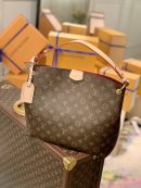 1:1 Replica Louis Vuitton LV Graceful PM Monogram Canvas Exclusive Bag For Women M43700 - 13.8in/ 35cm