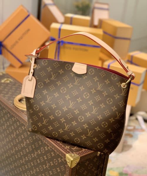 1:1 Replica Louis Vuitton LV Graceful PM Monogram Canvas Exclusive Bag For Women M43700 - 13.8in/ 35cm