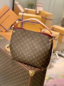 1:1 Replica Louis Vuitton LV Graceful PM Monogram Canvas Exclusive Bag For Women M43700 - 13.8in/ 35cm