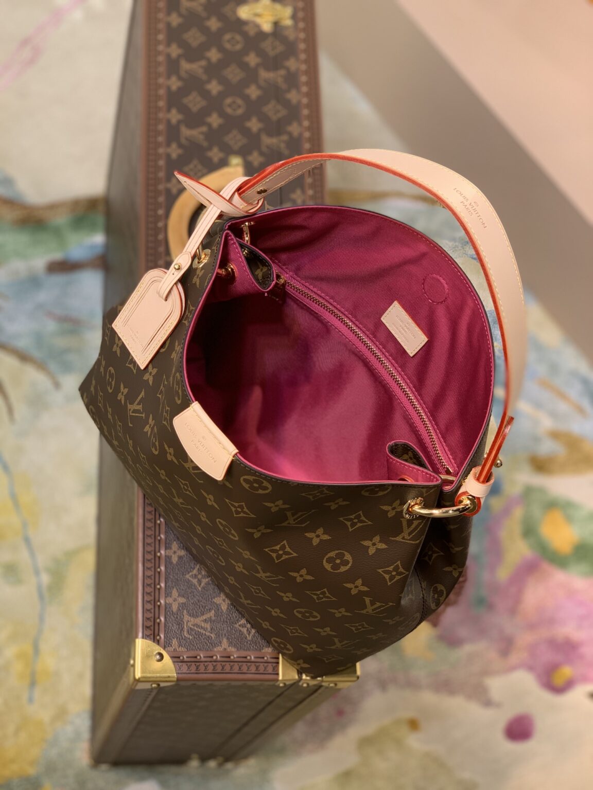 1:1 Replica Louis Vuitton LV Graceful PM Monogram Canvas Exclusive Bag For Women M43700 - 13.8in/ 35cm - Image 6