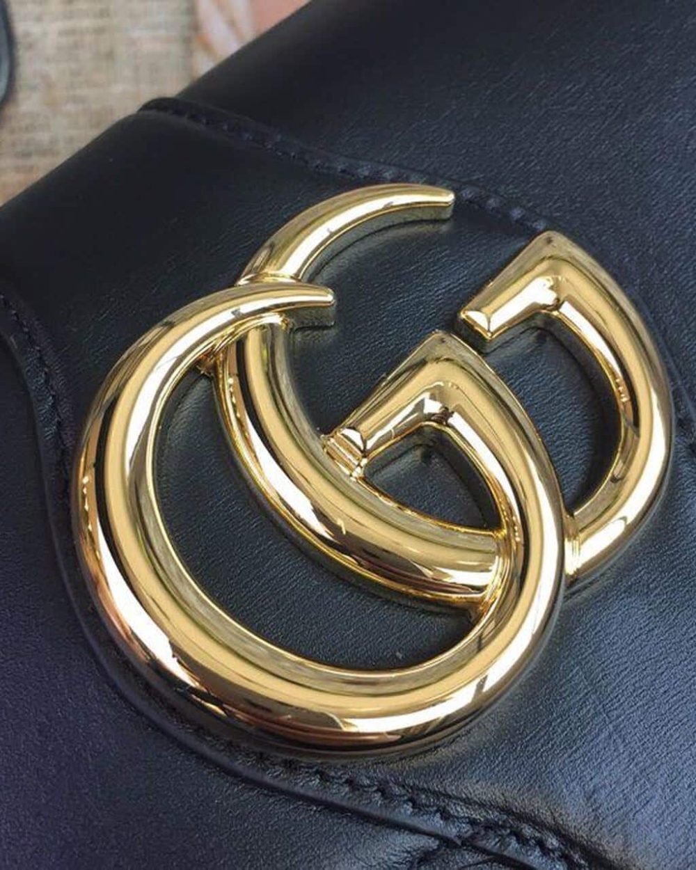 1:1 Replica Gucci Arli Shoulder Bag Black For Women 10in/26cm 550129 0V10G 1000