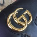 1:1 Replica Gucci Arli Shoulder Bag Black For Women 10in/26cm 550129 0V10G 1000
