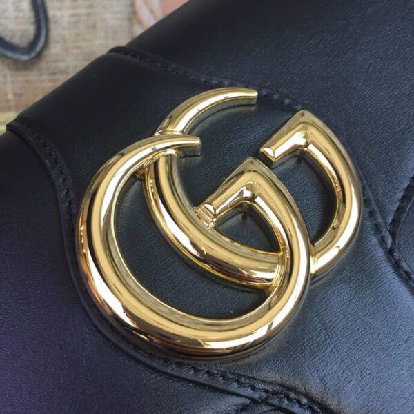 1:1 Replica Gucci Arli Shoulder Bag Black For Women 10in/26cm 550129 0V10G 1000