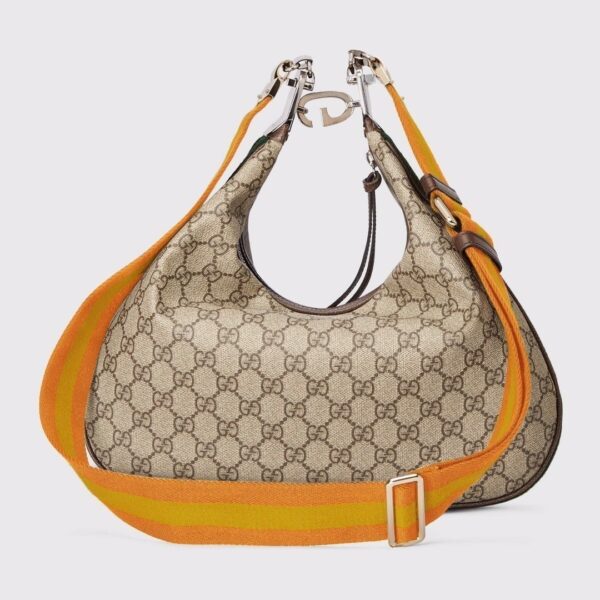 1:1 Replica Gucci Atache Large Shoulder Bag Beige And Multicolor For Women, Women's Bags 13.8in/35cm GG‎ ‎‎‎702823 96GRN 4091
