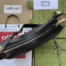 1:1 Replica Gucci Atache Large Shoulder Bag Black For Women, Women's Bags 13.8in/35cm GG‎ ‎702823 UXWBG 1037