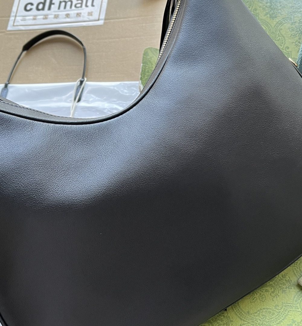 1:1 Replica Gucci Atache Large Shoulder Bag Black For Women, Women's Bags 13.8in/35cm GG‎ ‎702823 UXWBG 1037