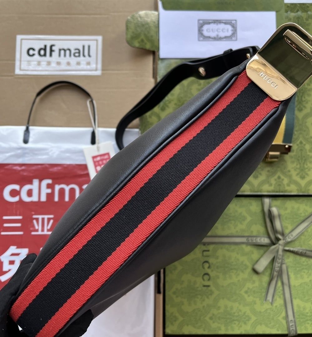 1:1 Replica Gucci Atache Large Shoulder Bag Black For Women, Women's Bags 13.8in/35cm GG‎ ‎702823 UXWBG 1037