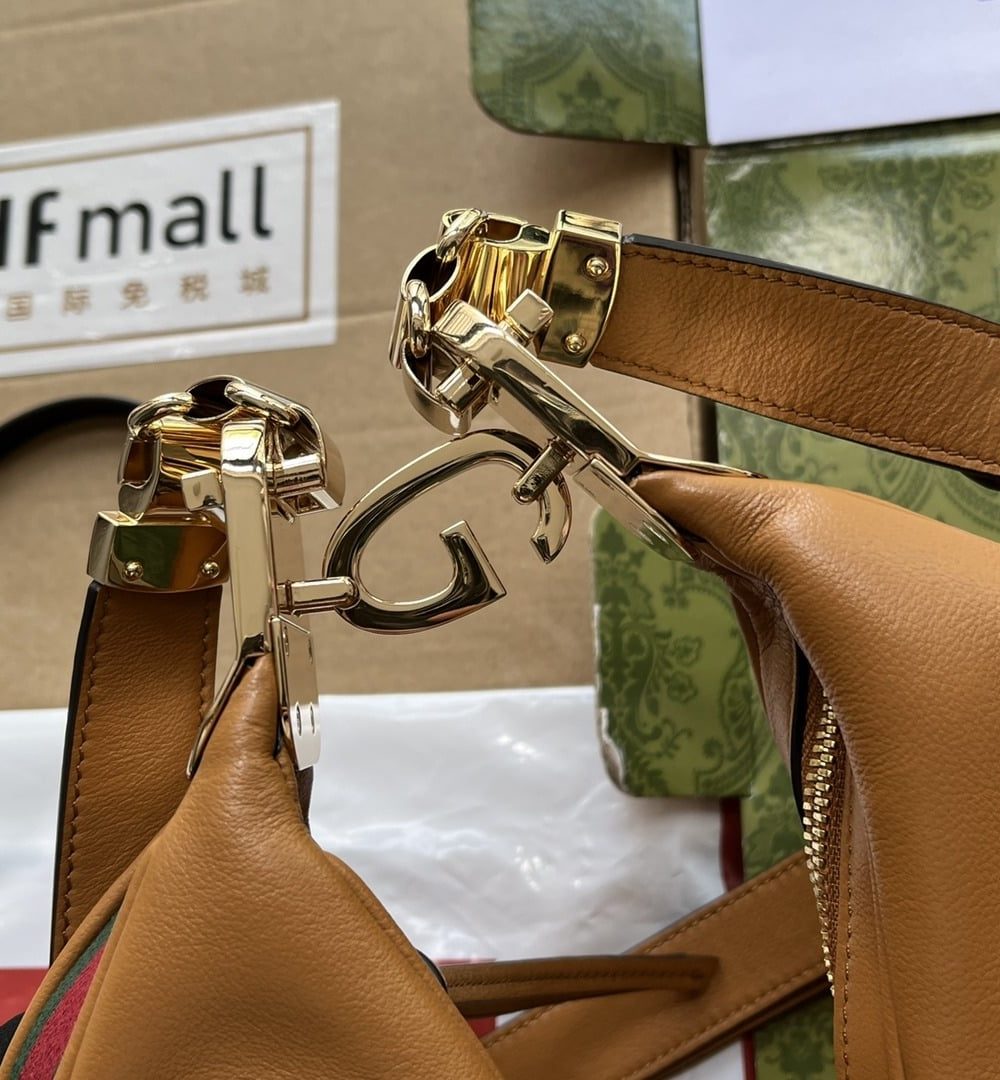 1:1 Replica Gucci Atache Large Shoulder Bag Brown For Women, Women's Bags 13.8in/35cm GG‎ 702823 UXWBG 3162