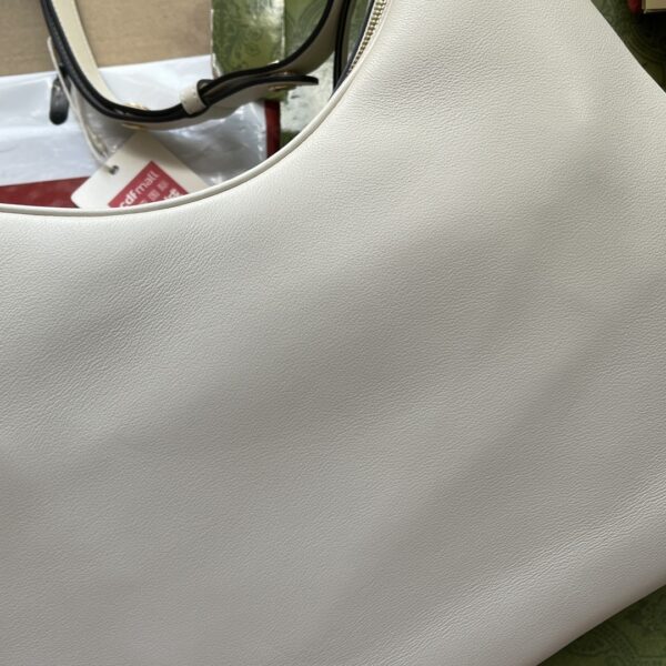 1:1 Replica Gucci Atache Large Shoulder Bag White For Women, Women's Bags 13.8in/35cm GG‎ ‎‎702823 UXWBG 9109