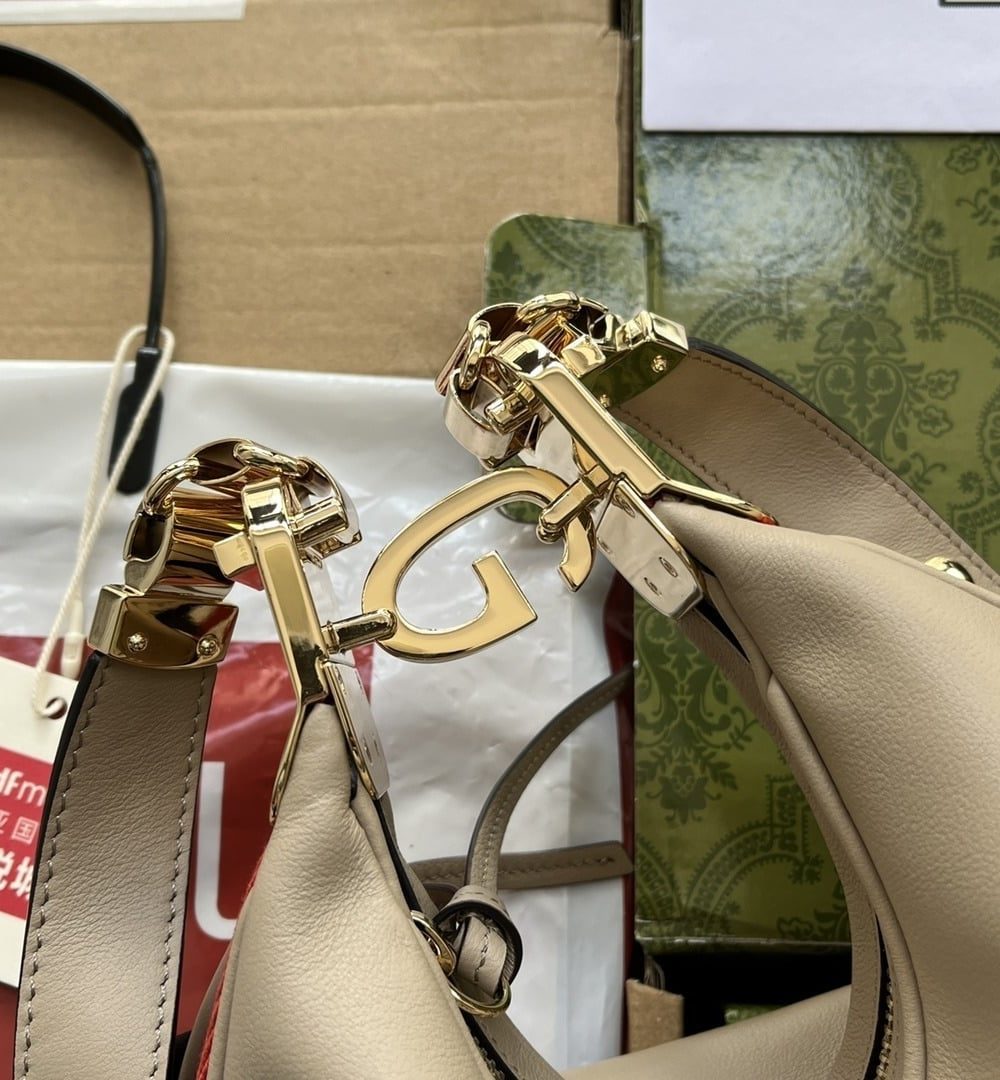 1:1 Replica Gucci Atache Small Shoulder Bag Beige For Women, Women's Bags 9in/23cm GG 699409 UXWBG 9360