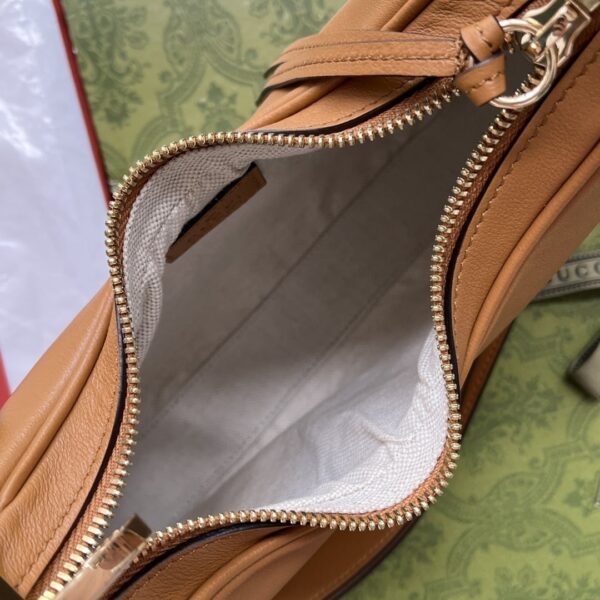 1:1 Replica Gucci Atache Small Shoulder Bag Brown For Women, Women's Bags 9in/23cm GG