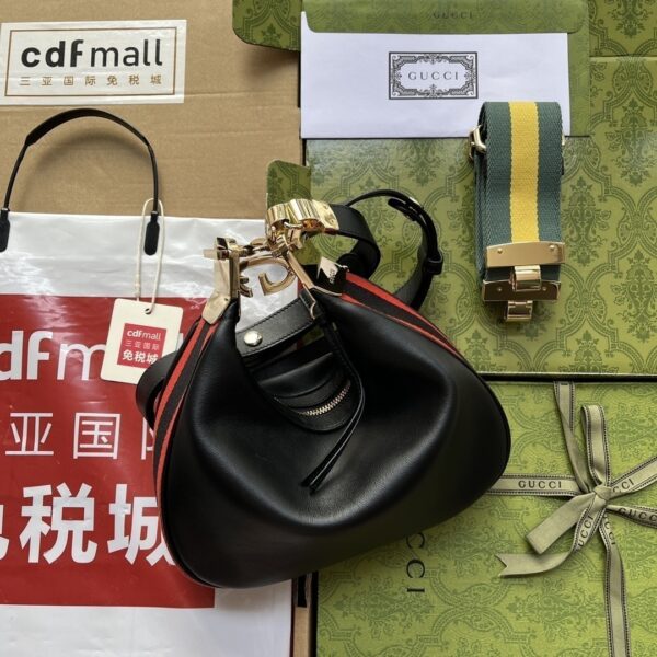 1:1 Replica Gucci Atache Small Shoulder Bag White For Women, Women's Bags 9in/23cm GG  ‎699409 UXWBG 1037