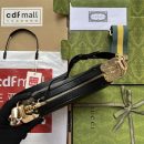 1:1 Replica Gucci Atache Small Shoulder Bag White For Women, Women's Bags 9in/23cm GG  ‎699409 UXWBG 1037