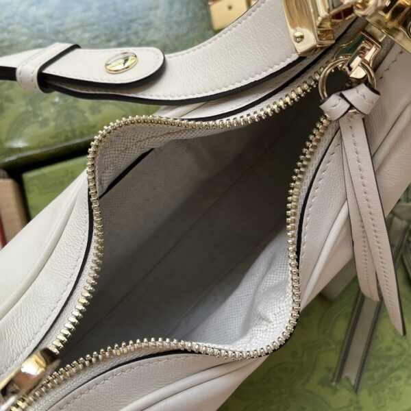 1:1 Replica Gucci Atache Small Shoulder Bag White For Women, Women's Bags 9in/23cm GG 699409 UXWBG 9109