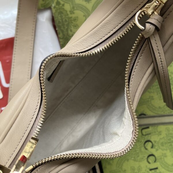 1:1 Replica Gucci Atache Small Shoulder Bag White For Women, Women's Bags 9in/23cm GG 699409 UXWBG 9109
