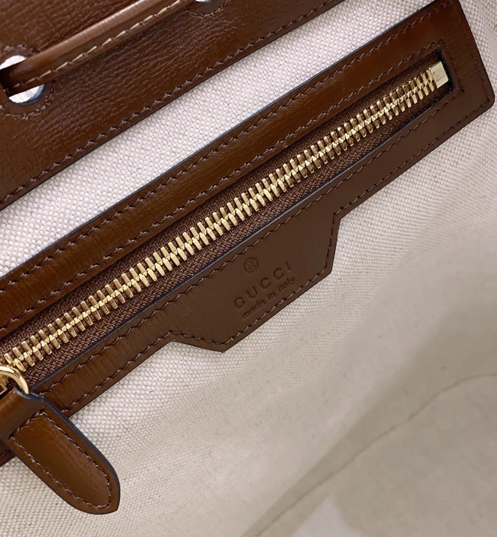 1:1 Replica Gucci Backpack With Interlocking G Brown For Women, Women's Bags 11.8in/30cm GG ‎