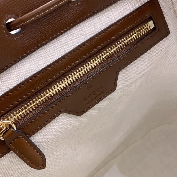 1:1 Replica Gucci Backpack With Interlocking G Brown For Women, Women's Bags 11.8in/30cm GG ‎