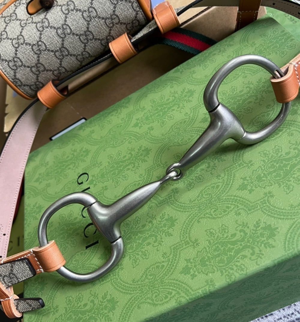 1:1 Replica Gucci Bamboo 1947 Jumbo GG Small Top Handle Bag Brown For Women, Women's Bags 8.3in/21cm GG