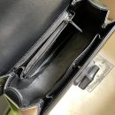 1:1 Replica Gucci Bamboo 1947 Small Top Handle Bag Black  For Women 8.3in/21cm GG 675797 10ODP 1060