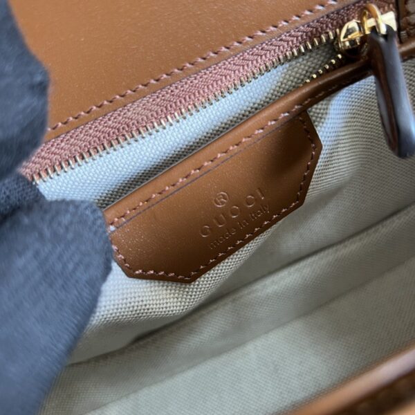 1:1 Replica Gucci Bamboo 1947 Small Top Handle Bag Cuir  For Women 8,3in/21cm 675797 10ODT 2579