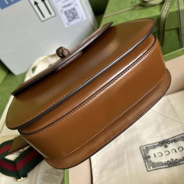 1:1 Replica Gucci Bamboo 1947 Small Top Handle Bag Cuir  For Women 8,3in/21cm 675797 10ODT 2579