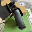 1:1 Replica Gucci Bamboo Mini Handbag Black For Women, Women's Bags 6.2in/16cm GG