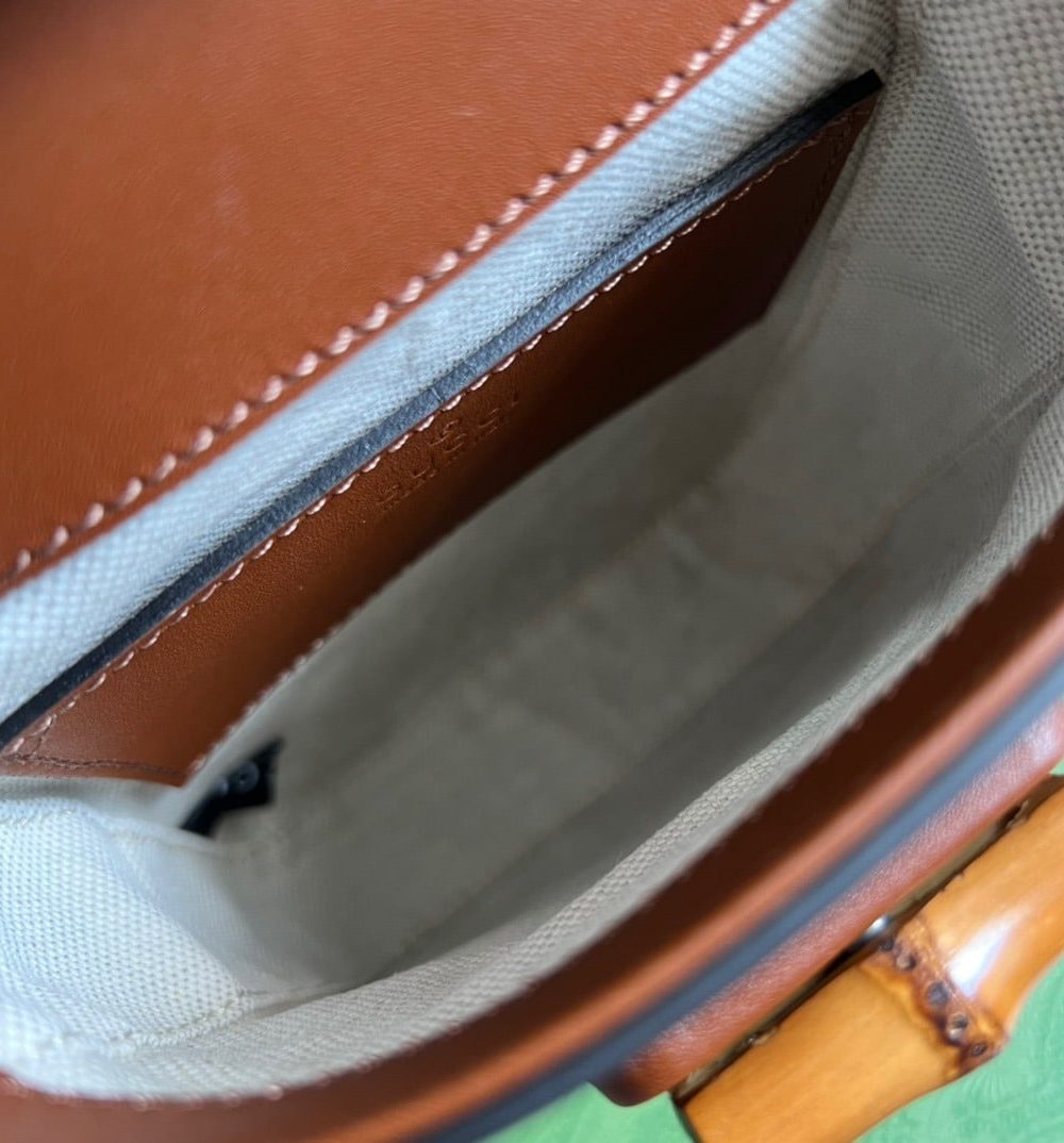 1:1 Replica Gucci Bamboo Mini Handbag Red For Women, Women's Bags 6.2in/16cm GG