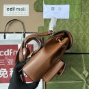 1:1 Replica Gucci Bamboo Small Backpack Brown For Women, Women's Bags 8.6in/22cm GG ‎‎702101 UZY0T 2535