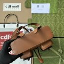 1:1 Replica Gucci Bamboo Small Backpack Brown For Women, Women's Bags 8.6in/22cm GG ‎‎702101 UZY0T 2535