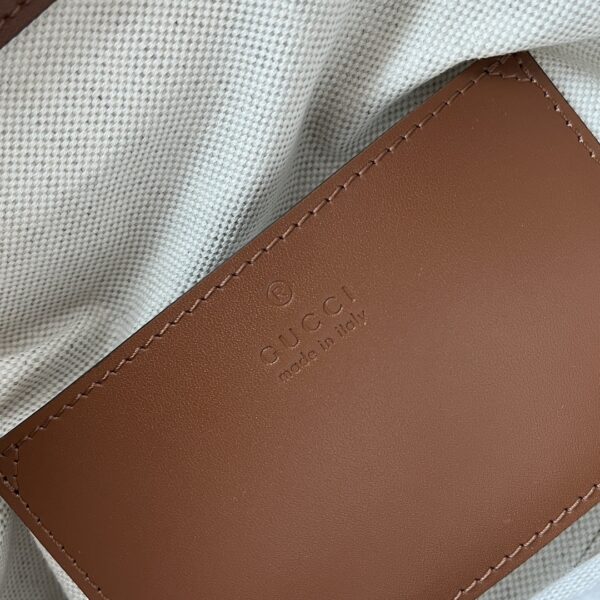 1:1 Replica Gucci Bamboo Small Backpack Brown For Women, Women's Bags 8.6in/22cm GG ‎‎702101 UZY0T 2535
