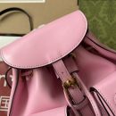 1:1 Replica Gucci Bamboo Small Backpack Pink For Women, Women's Bags 8.6in/22cm GG ‎‎702101 UZY0T 5814