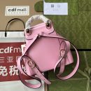 1:1 Replica Gucci Bamboo Small Backpack Pink For Women, Women's Bags 8.6in/22cm GG ‎‎702101 UZY0T 5814