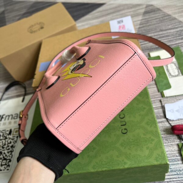 1:1 Replica Gucci Bananya Print Mini Tote Bag Pink For Women, Women's Bags 7.9in/20cm GG 671623 U5XAG 5964