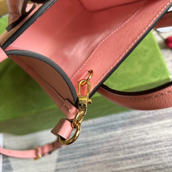 1:1 Replica Gucci Bananya Print Mini Tote Bag Pink For Women, Women's Bags 7.9in/20cm GG 671623 U5XAG 5964