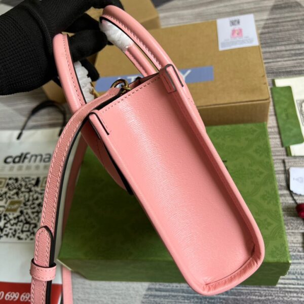 1:1 Replica Gucci Bananya Print Mini Tote Bag Pink For Women, Women's Bags 7.9in/20cm GG 671623 U5XAG 5964
