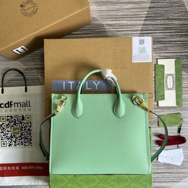 1:1 Replica Gucci Bananya Print Small Tote Green For Women, Women's Bags 12.2in/31cm GG 659983 U22AG 3067