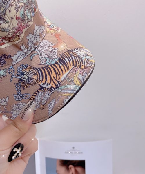 Gucci Baseball Hat With Tiger Pink GG Hat