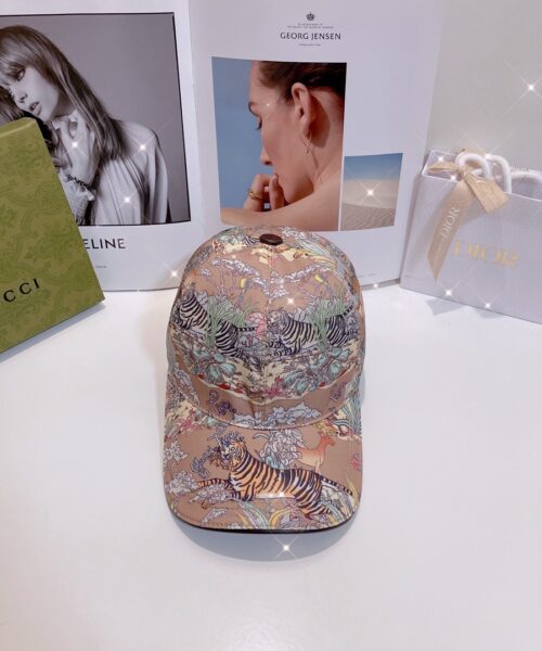 Gucci Baseball Hat With Tiger Pink GG Hat