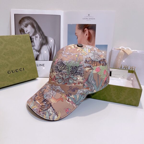 Gucci Baseball Hat With Tiger Pink GG Hat