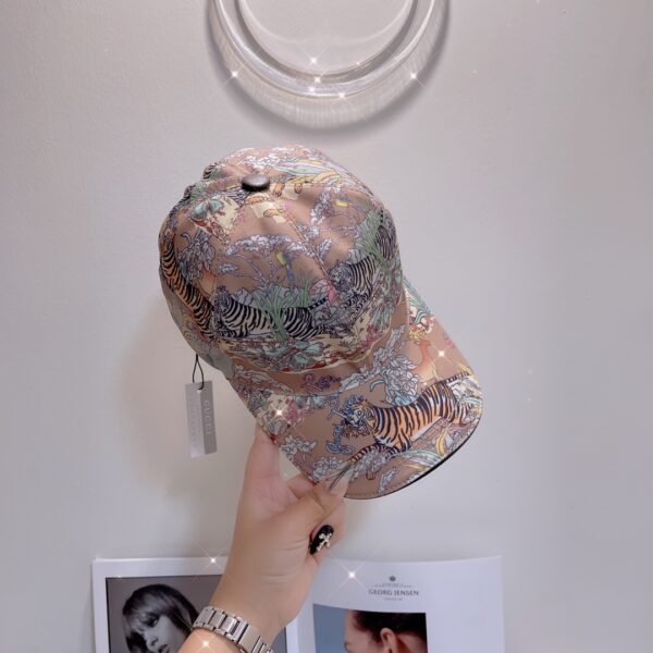 Gucci Baseball Hat With Tiger Pink GG Hat