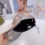 Gucci Baseball Hat With Tiger Pink GG Hat
