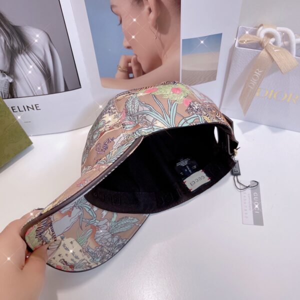 Gucci Baseball Hat With Tiger Pink GG Hat