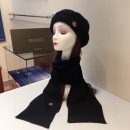 Gucci Beanie & Scarf Set In Black 