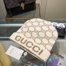 Gucci Beanie Cashmere In Beige